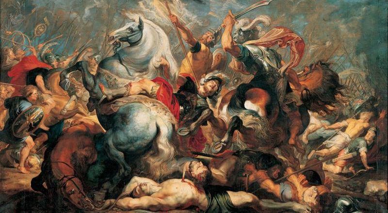 Peter Paul Rubens Der Tod des Decius Mus in der Schlacht oil painting image